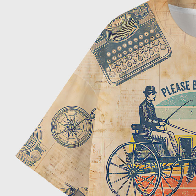 Im From The 1900s Geek All-Over Print T-Shirt