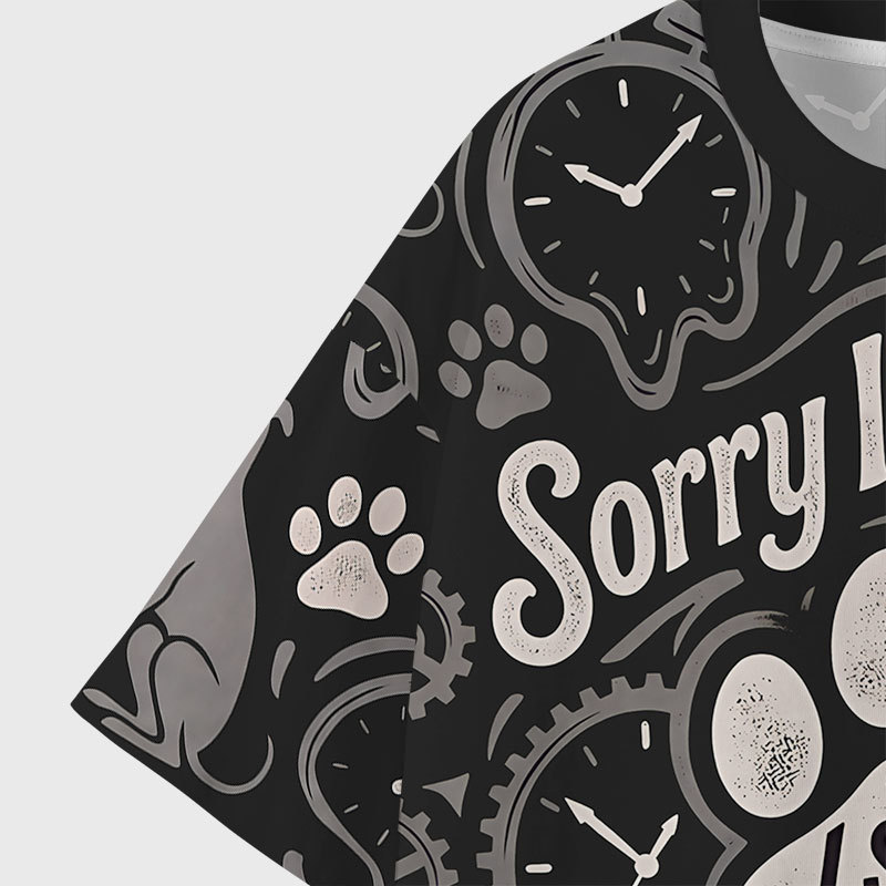 Sorry Im Late I Saw A Dog Geek All-Over Print T-Shirt