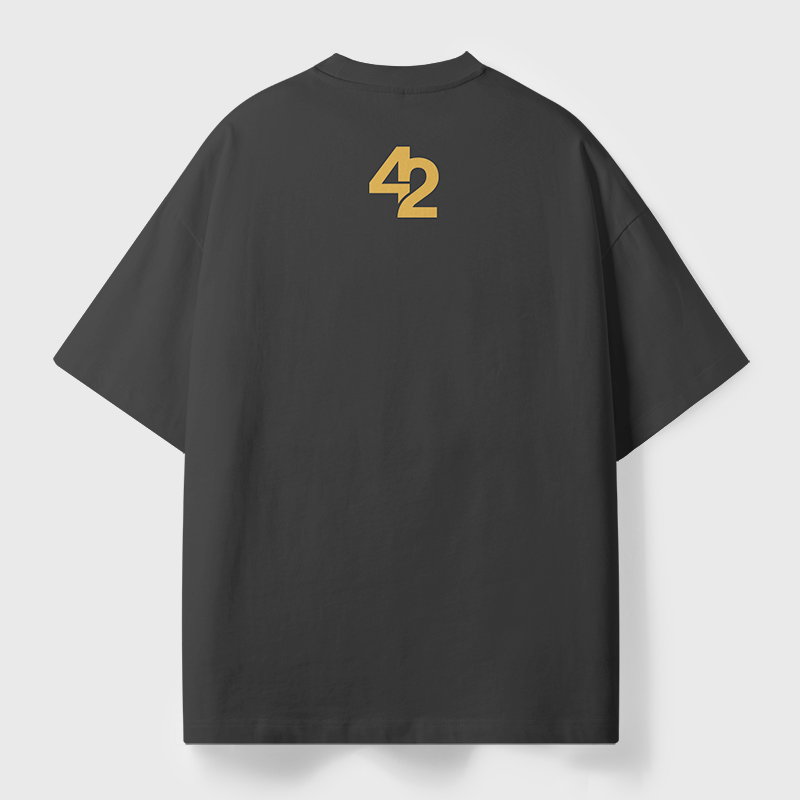 Life, the Universe & Everything Nerdy Geek Eco Oversized Graphic Tees