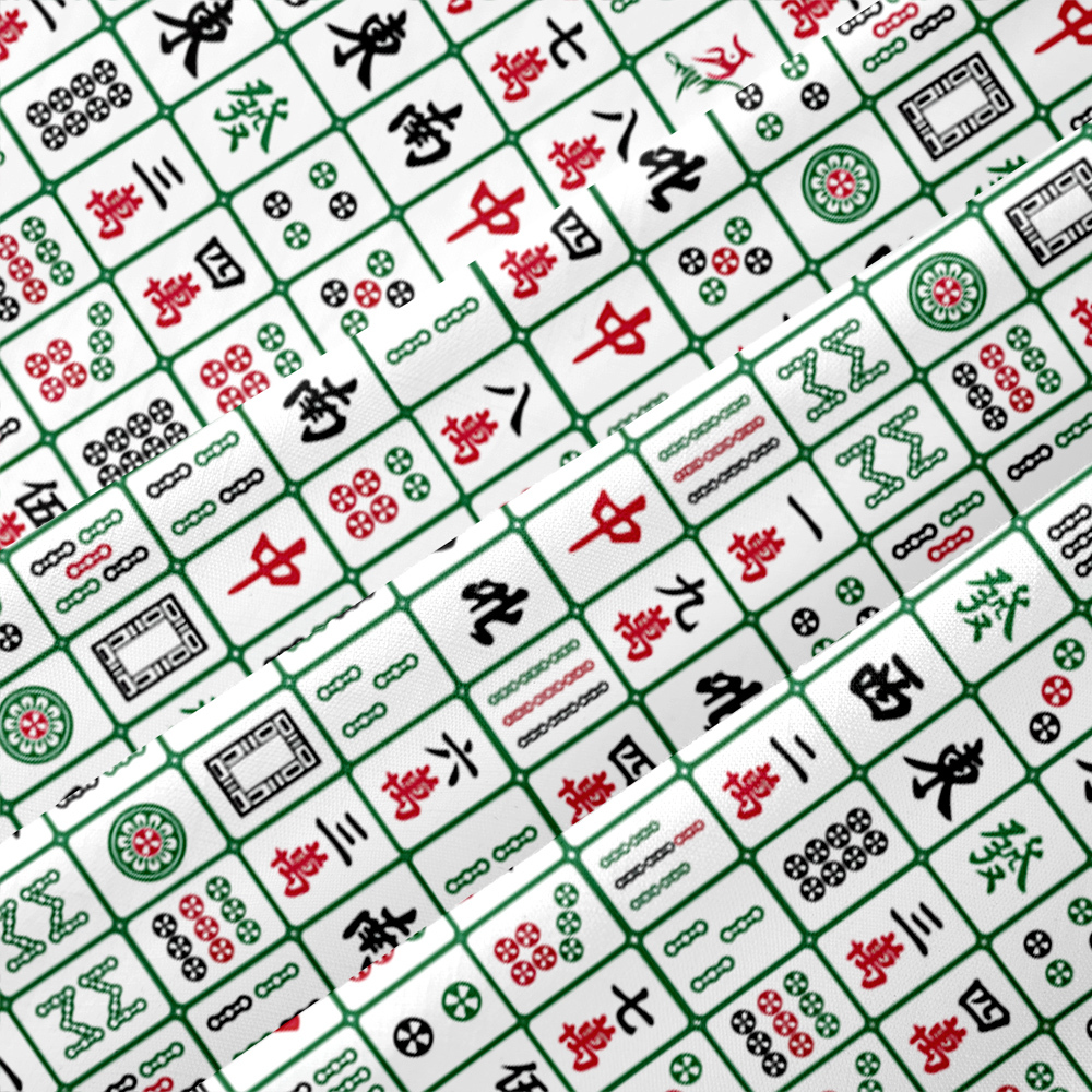 Mahjong Maverick Button Up Pocket Shirt