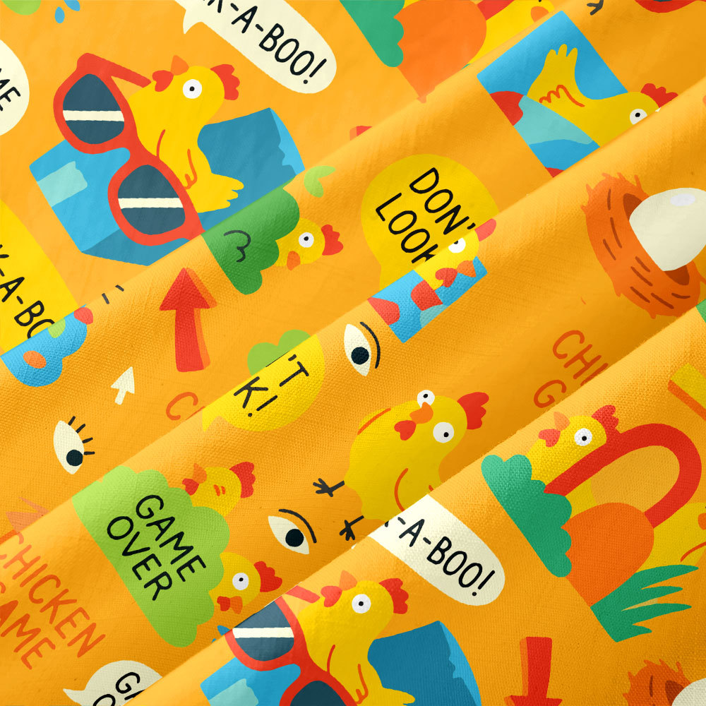 Chicken Game Chaotic Button Up Pocket Shirt