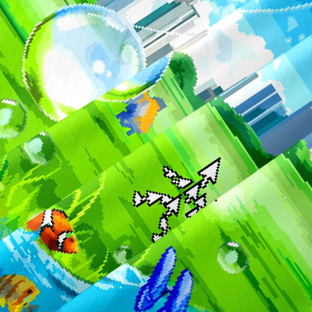 Virtual Escape Retro Web Aesthetic Button Up Pocket Shirt