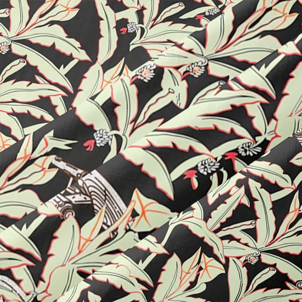 Tropical Voyager Button Up Pocket Shirt