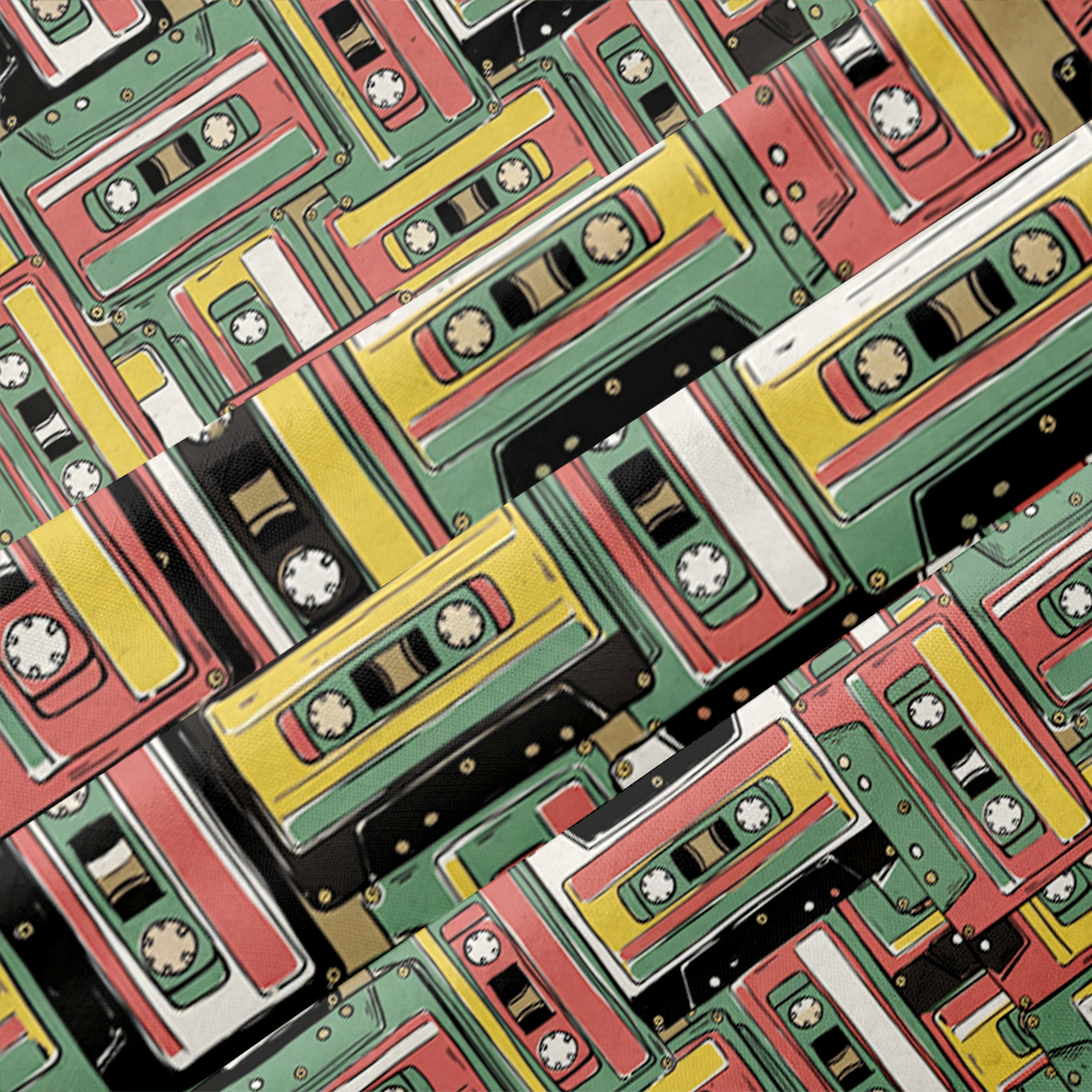 Retro Mix Button Up Pocket Shirt