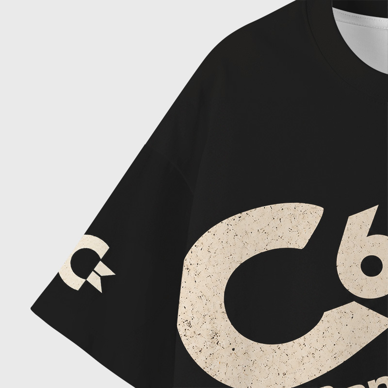 C64 Geek Eco Oversized Graphic Tees