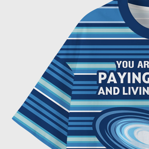 You Are Here Geek Eco Oversized Graphic Tees