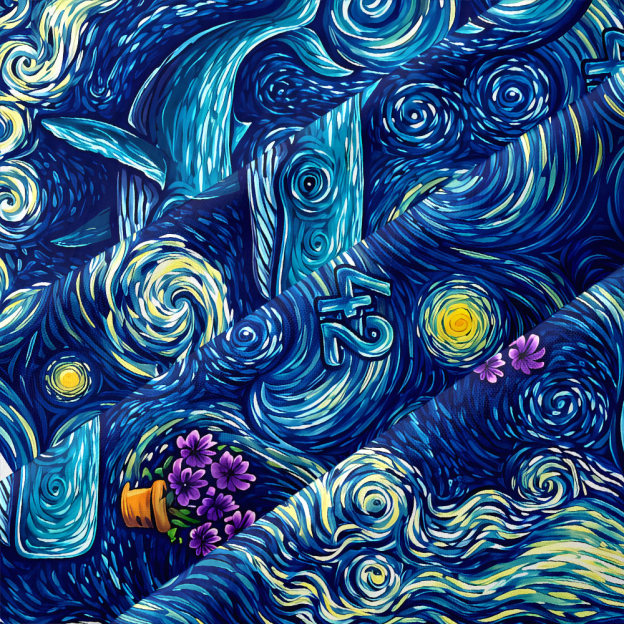 Ultimate Answer To The Universe Art Pattern Button Up Pocket Shirt