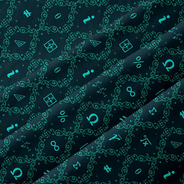 Mathematical Traditional Patterns Button Up Pocket Shirt