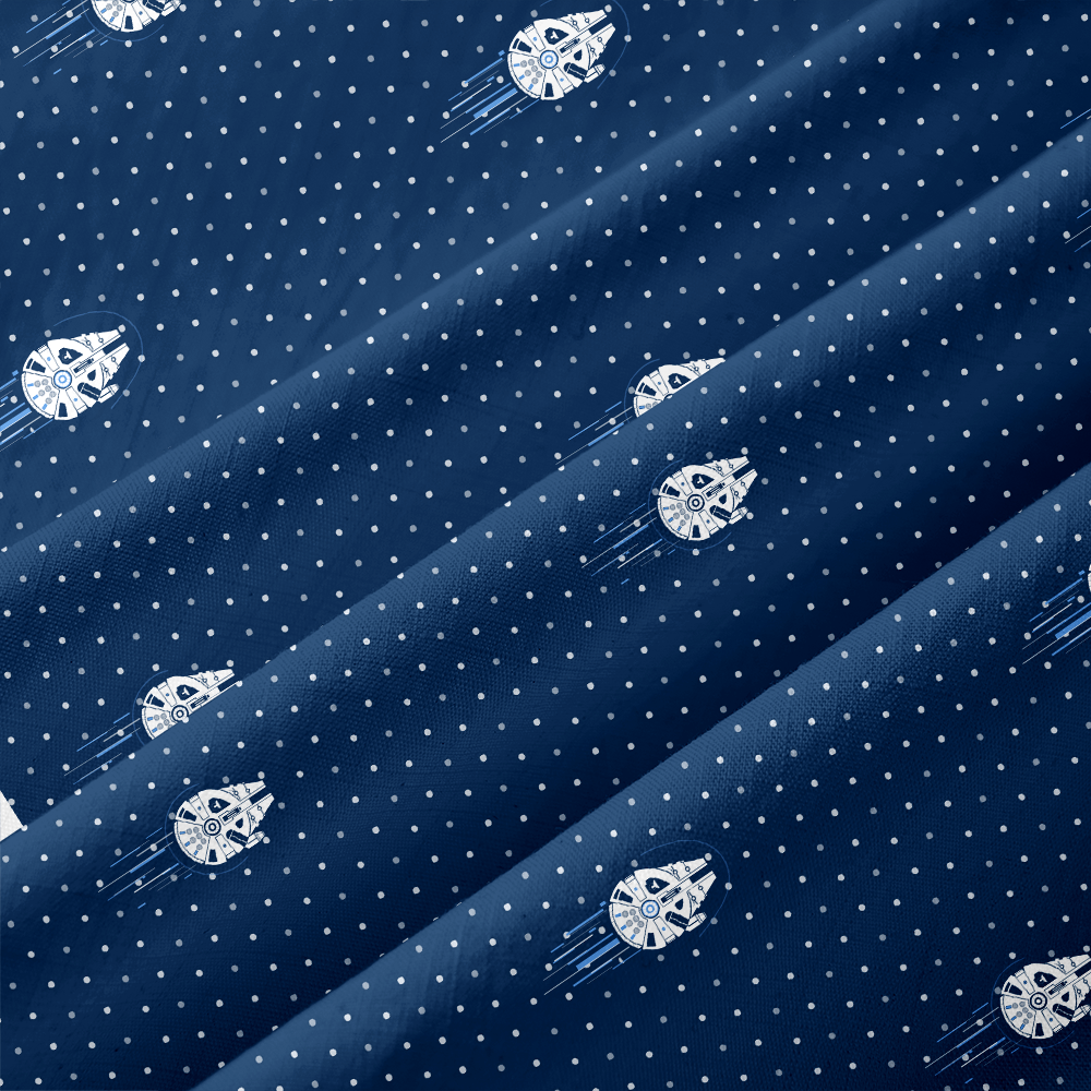 Space Traveler Polka Dot Button Up Pocket Shirt