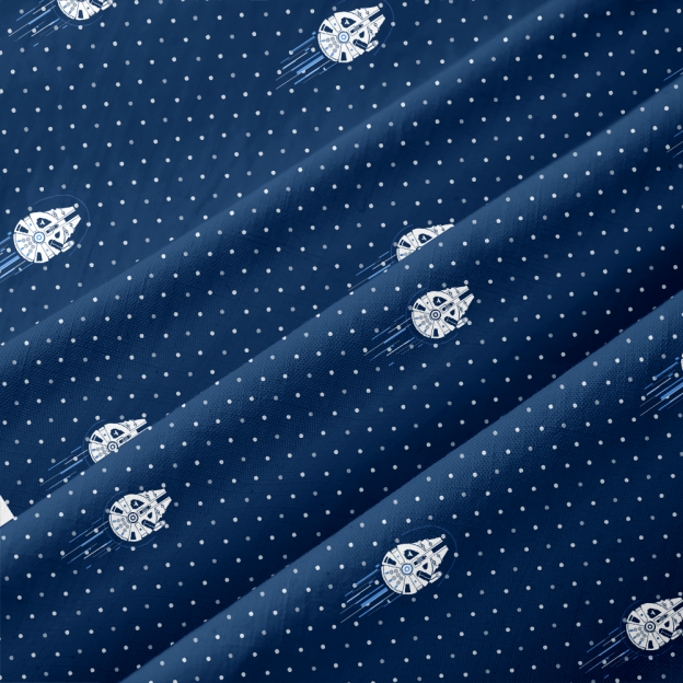 Space Traveler Polka Dot Button Up Pocket Shirt