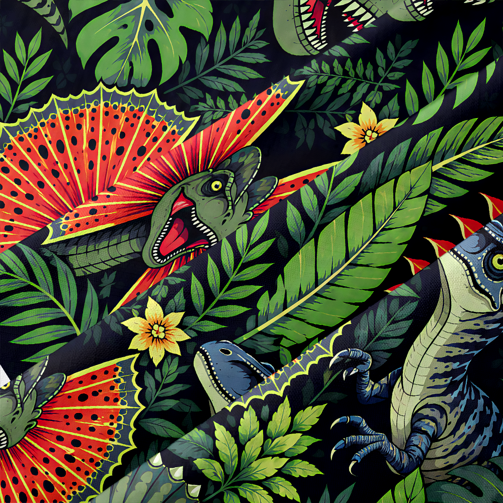 Tropical Titans Button Up Pocket Shirt