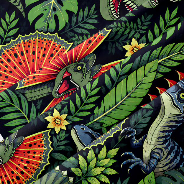 Tropical Titans Button Up Pocket Shirt