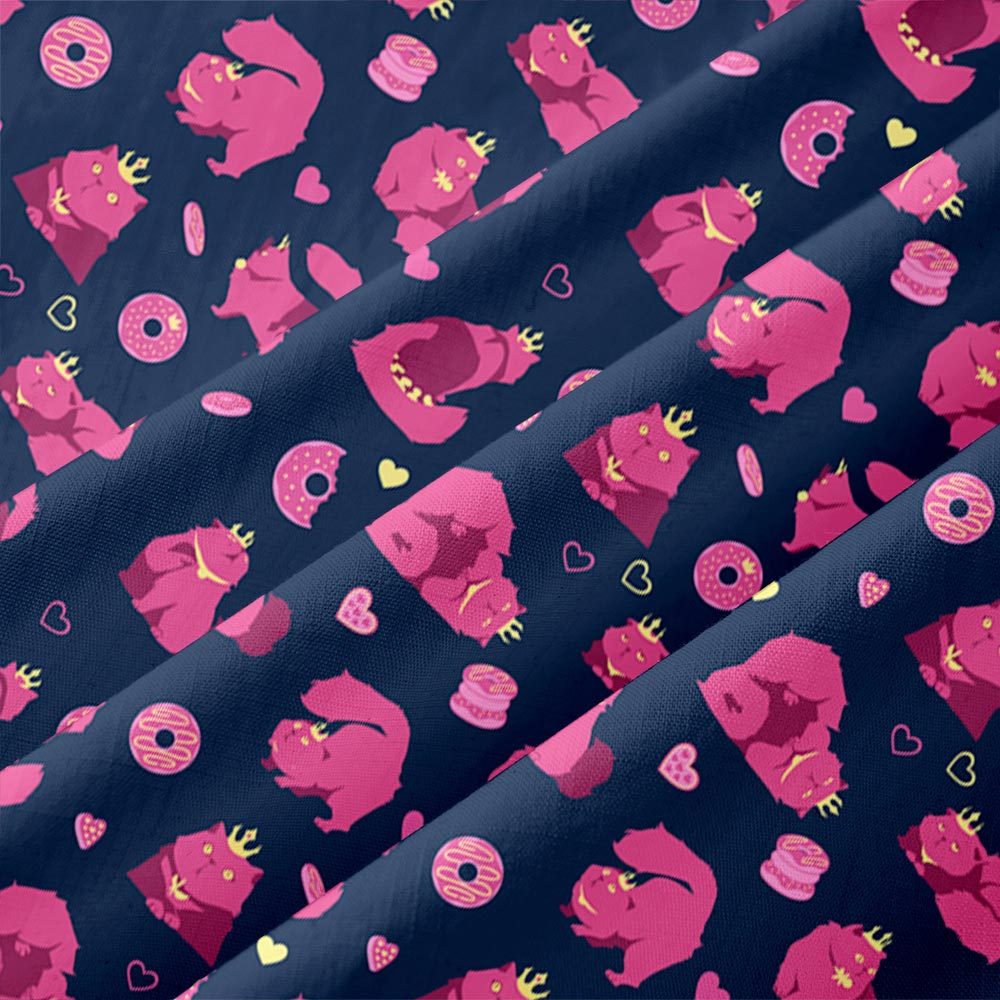 Princess Donut Night Crawl Button Up Pocket Shirt