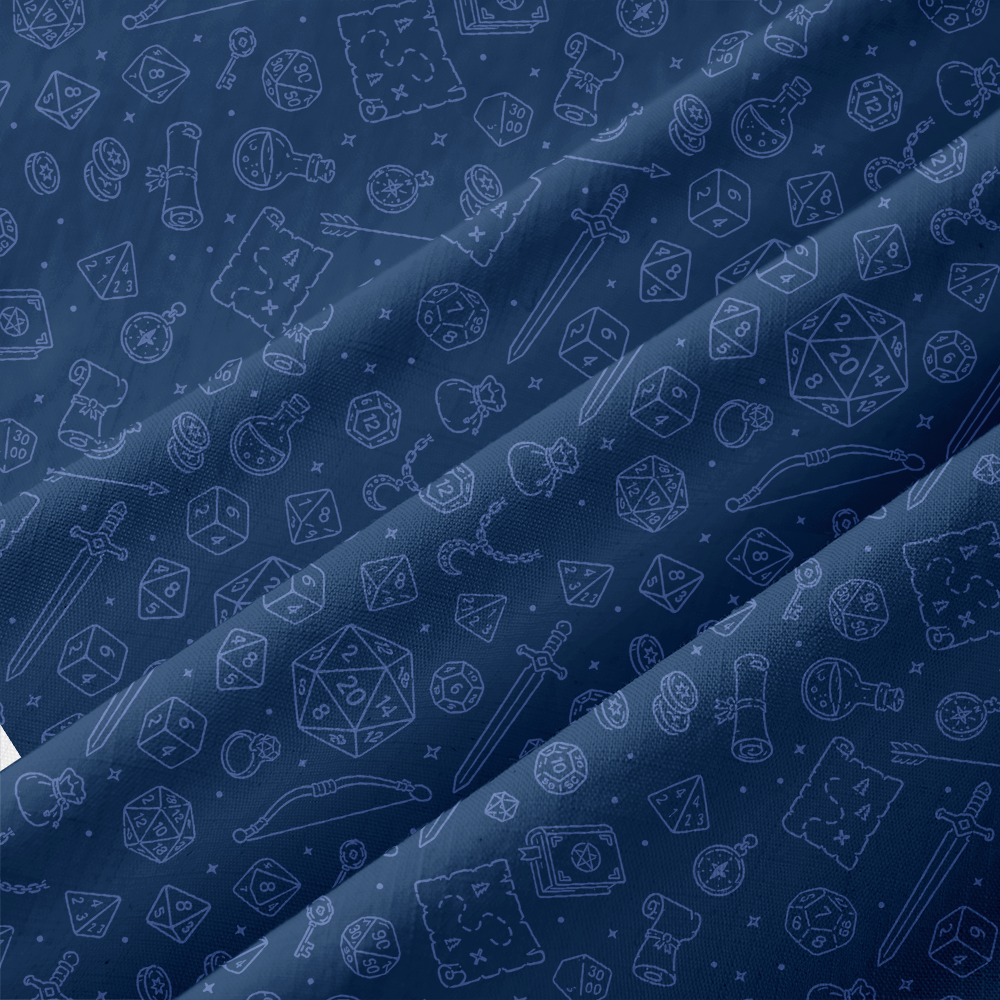 Midnight Quest Blueprint Button Up Pocket Shirt