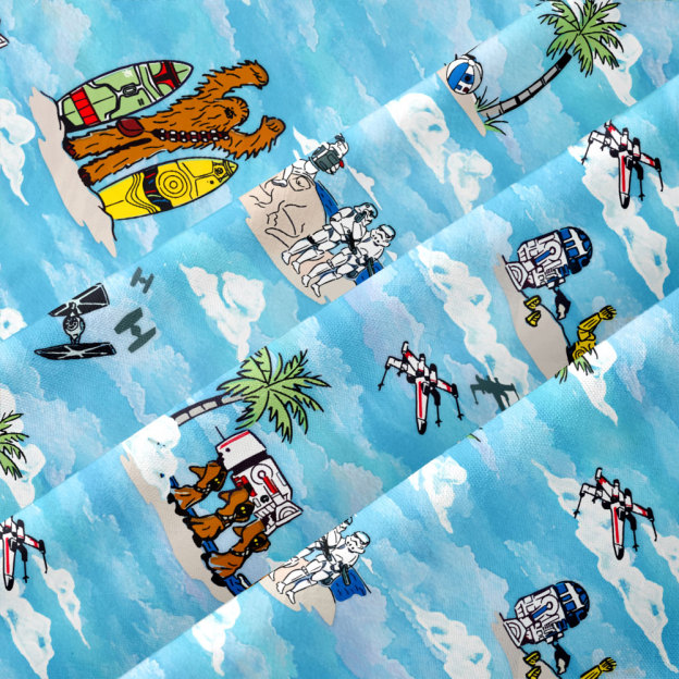 SciFi Sky Funny Button Up Pocket Shirt