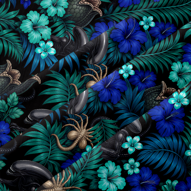Hostile Bloom Button Up Pocket Shirt