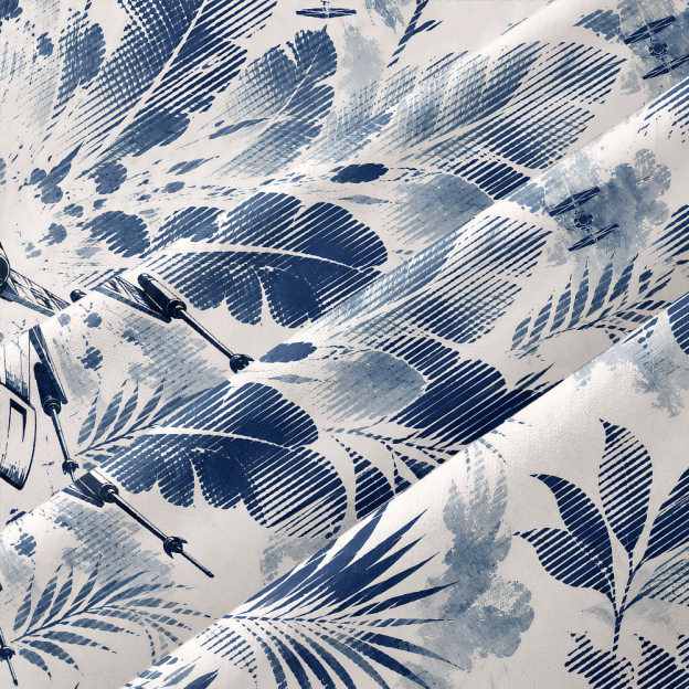 Tropical Dogfight Button Up Pocket Shirt
