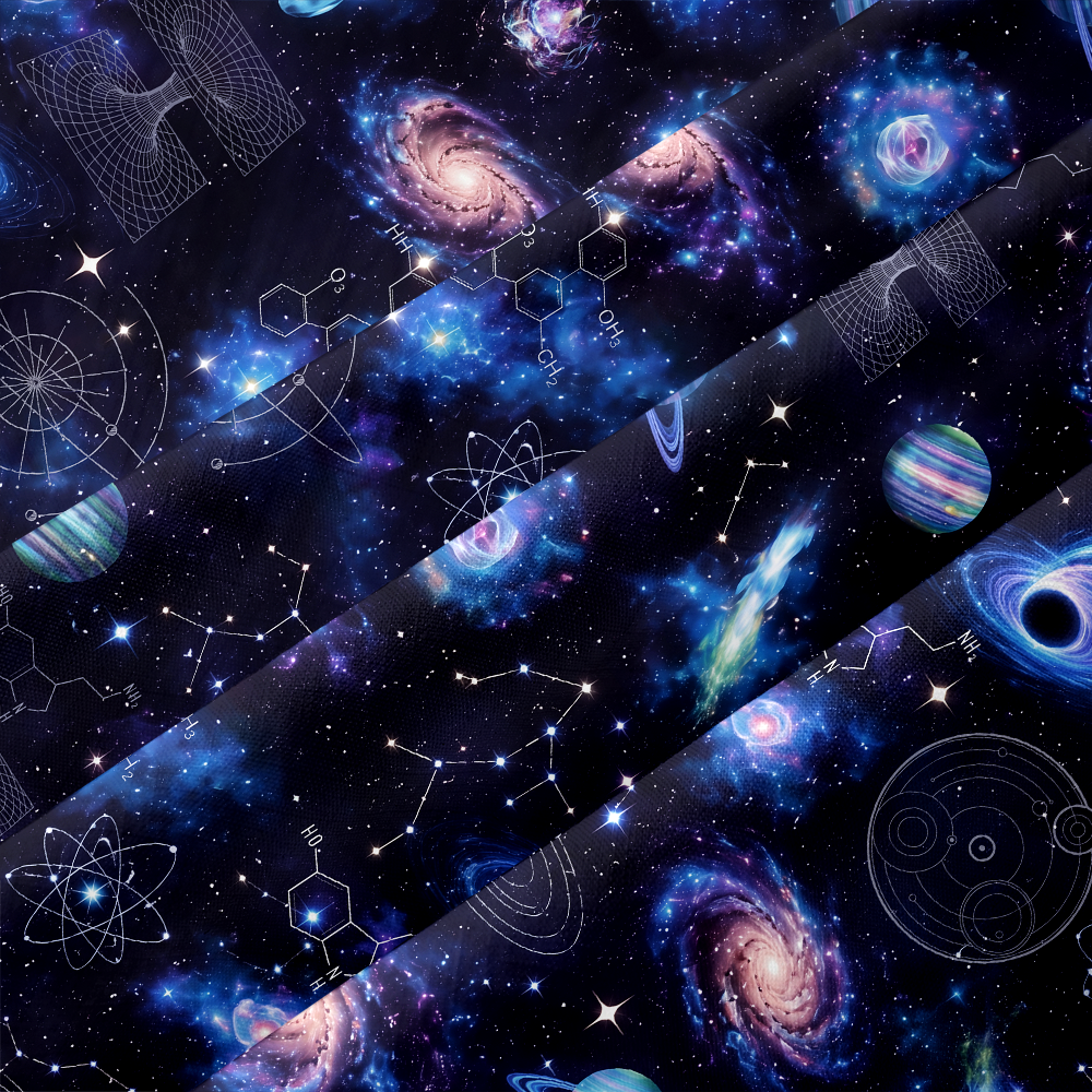 Atoms, Orbits & Oddities Science Button Up Pocket Shirt