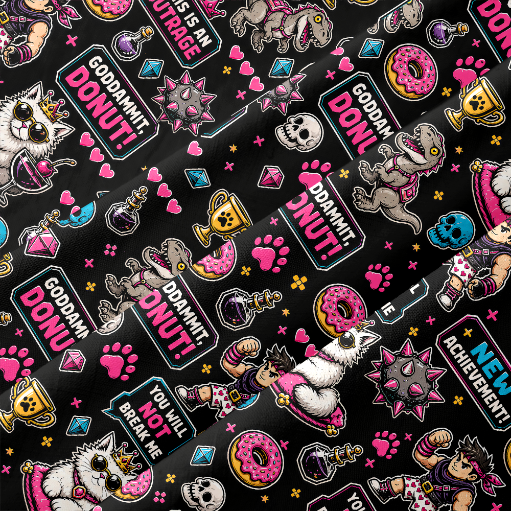 Loot, Paws & Poor Decisions Button Up Pocket Shirt