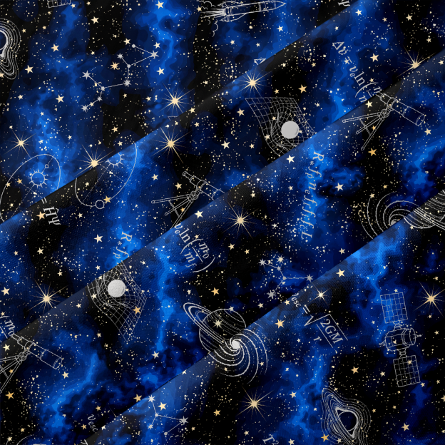 Nebula Space Astrophysics Constellation Button Up Pocket Shirt
