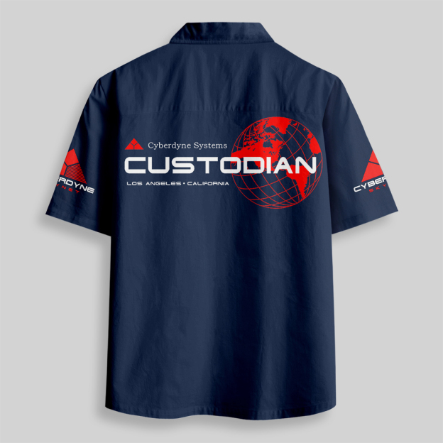 Cyberdyne Systems Skynet Uniform Button Up Pocket Shirt