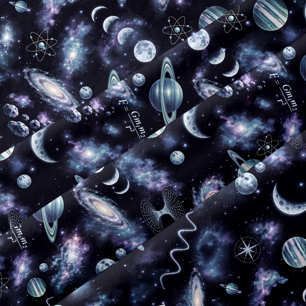Watercolor Space Galaxy Button Up Pocket Shirt