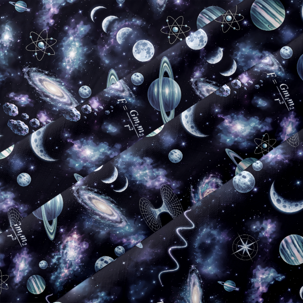 Watercolor Space Galaxy Button Up Pocket Shirt