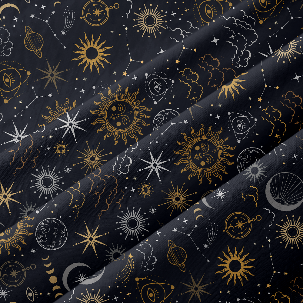 Dark Cosmos Oracle Button Up Pocket Shirt