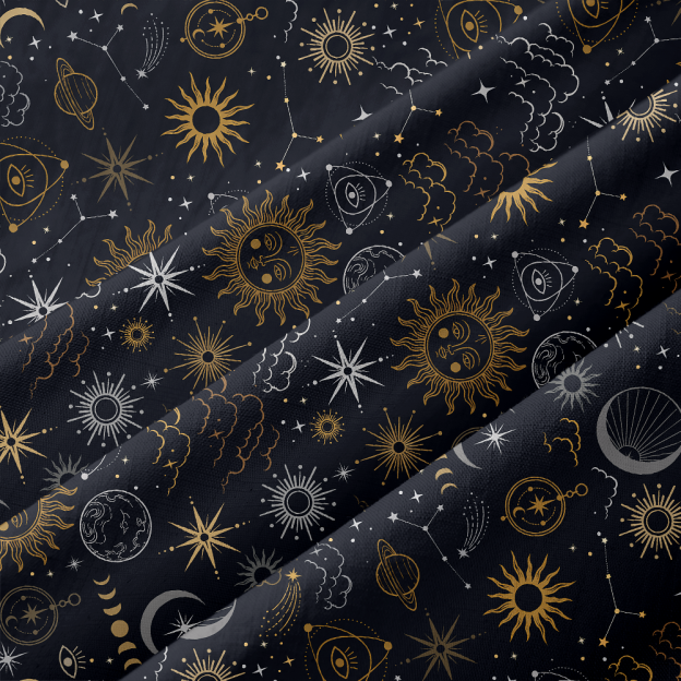 Dark Cosmos Oracle Button Up Pocket Shirt