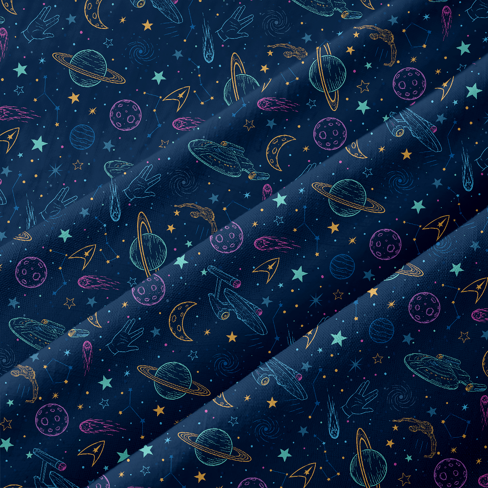 Cosmic Line Explorer Series Button Up Pocket Shirt