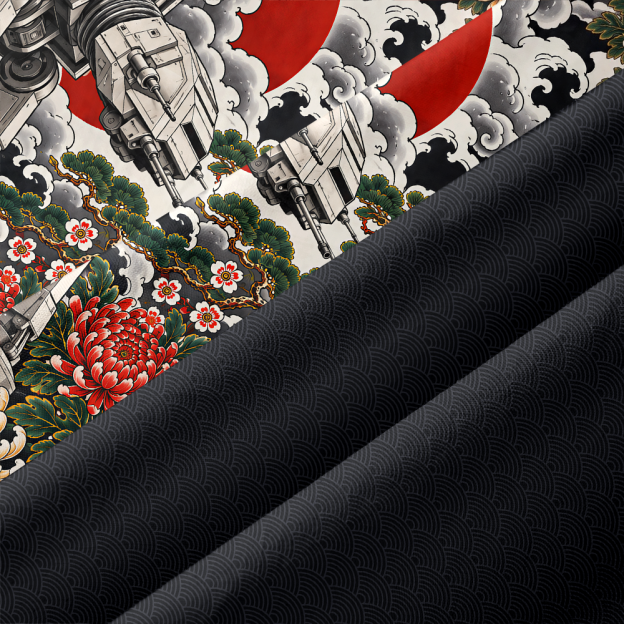 Ukiyo-E Wave Walker Series Button Up Pocket Shirt