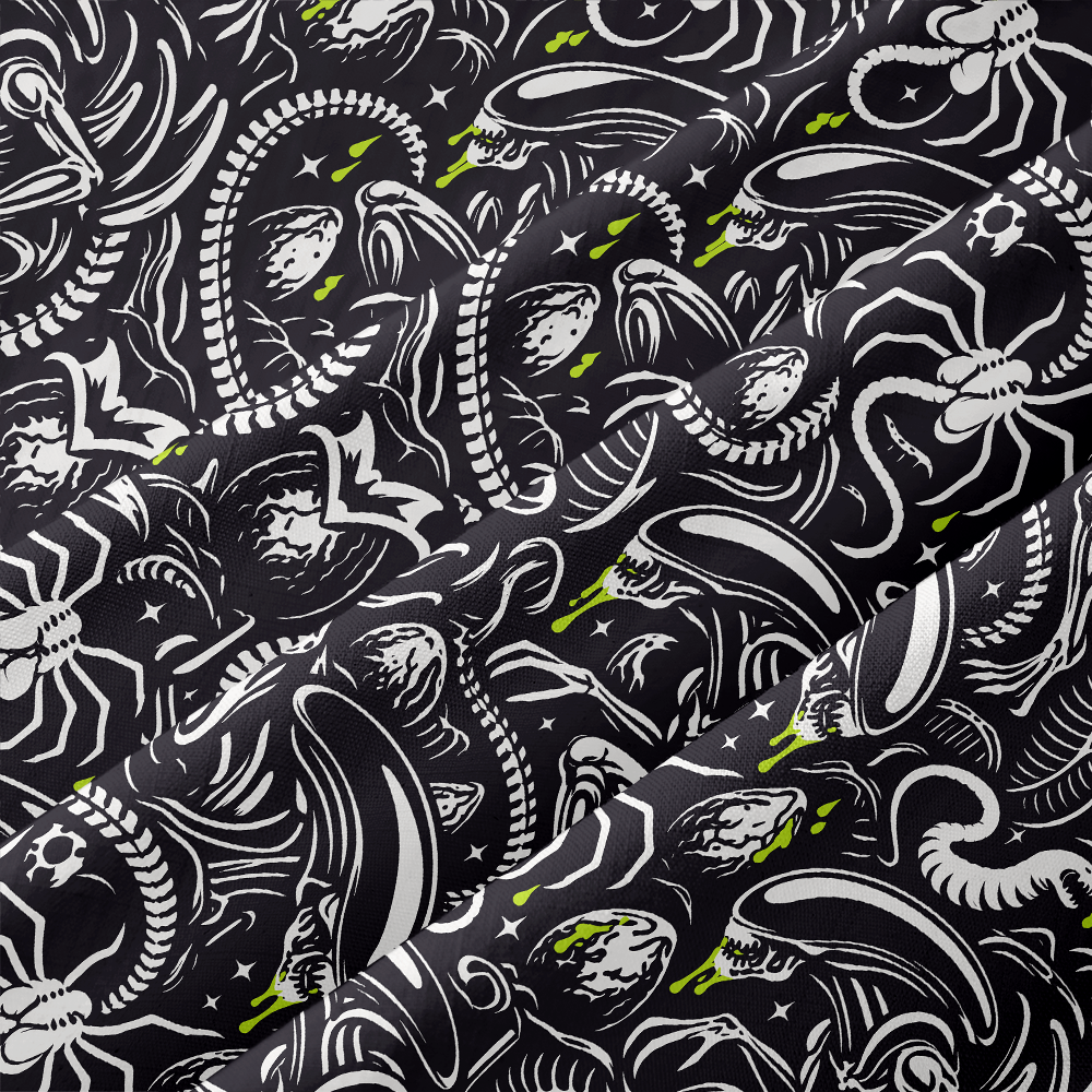 Interstellar Parasite Aloha Button Up Pocket Shirt