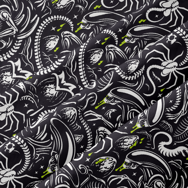 Interstellar Parasite Aloha Button Up Pocket Shirt