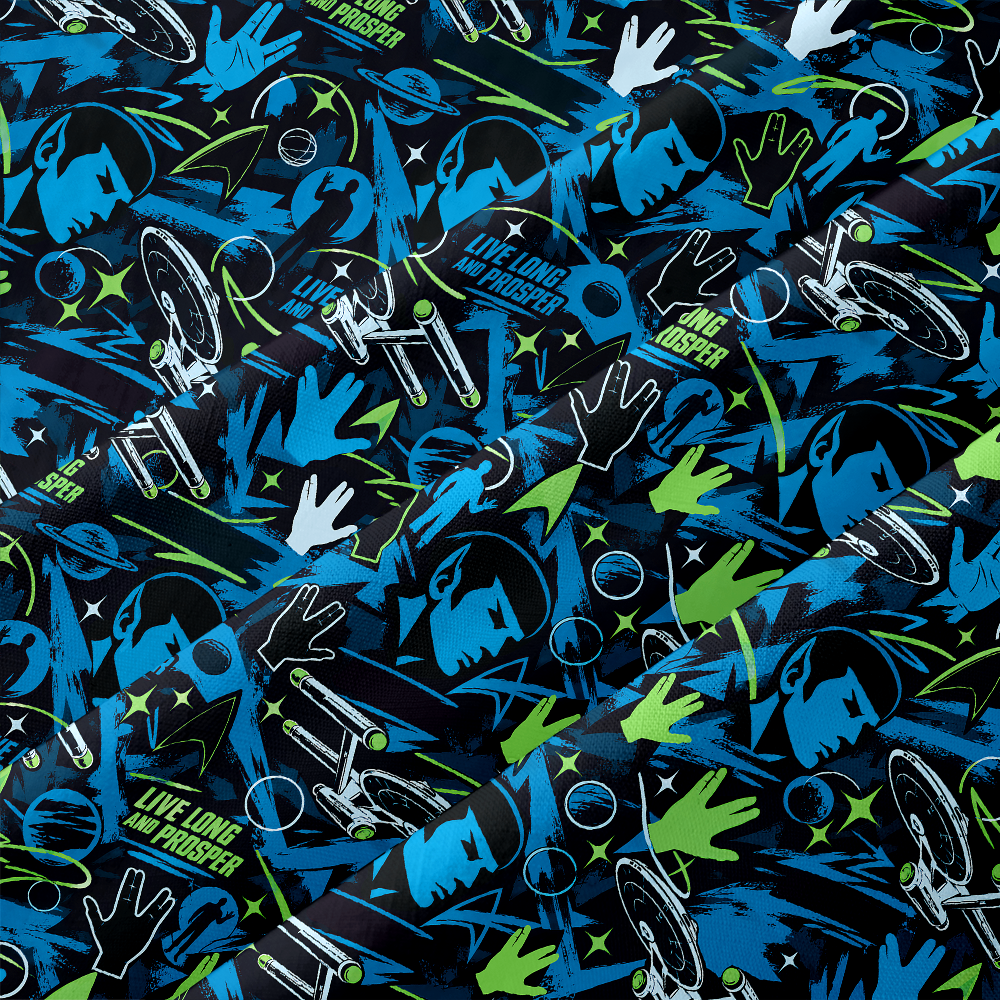 Galaxy Pop Art Sci-Fi Button Up Pocket Shirt