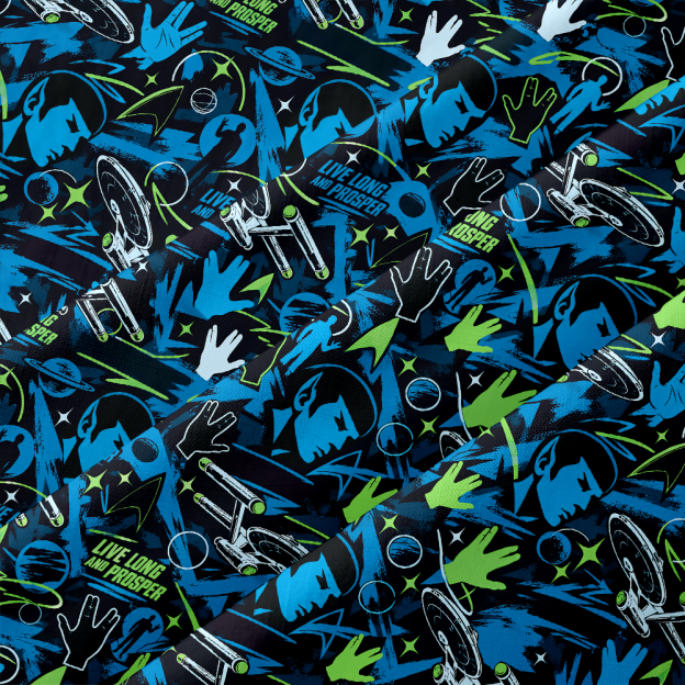 Galaxy Pop Art Sci-Fi Button Up Pocket Shirt