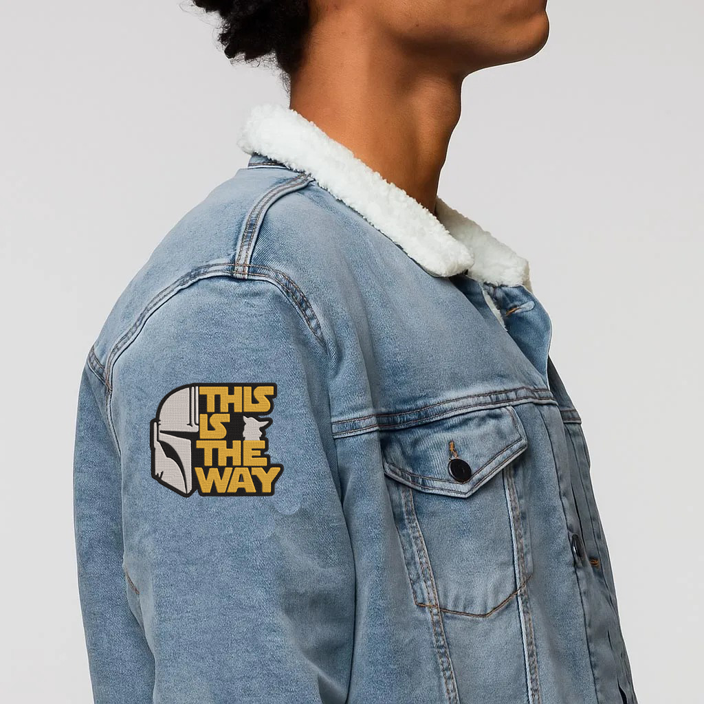 The Is The Way Funny Geek Embroidered Patch