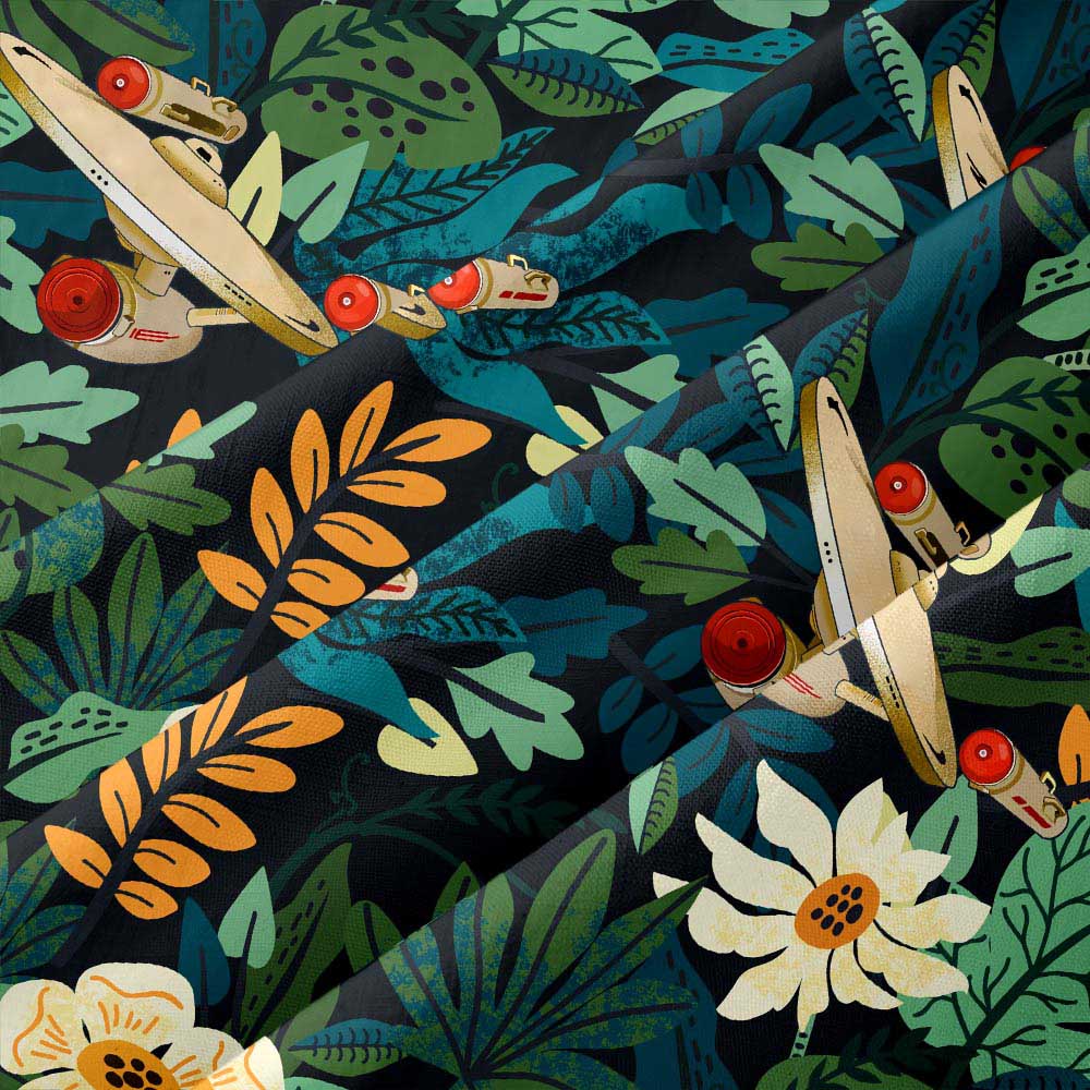 NCC-1701 Hawaii Button Up Pocket Shirt