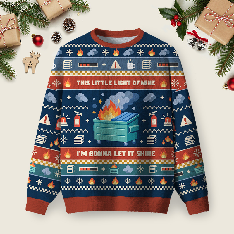 Geeksoutfit Chernobyl 1986 Yellow Ugly Christmas Fuzzy Fleece Sweatshirt for Sale