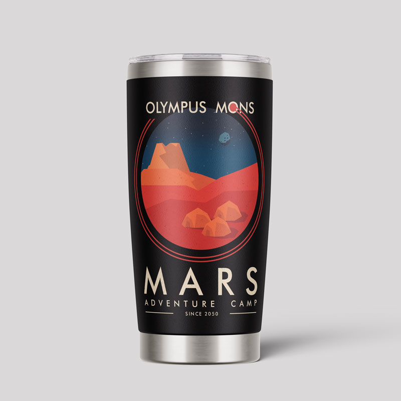 Mars Adventure Camp Geeks Tumbler