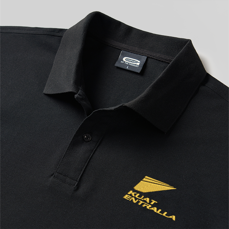 KUAT ENTRALLA Geek Embroidered Polo Shirts