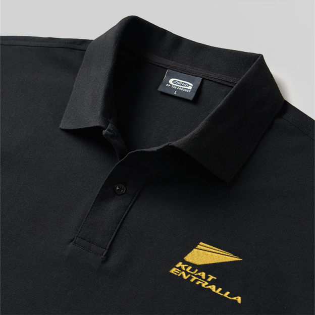 KUAT ENTRALLA Geek Embroidered Polo Shirts