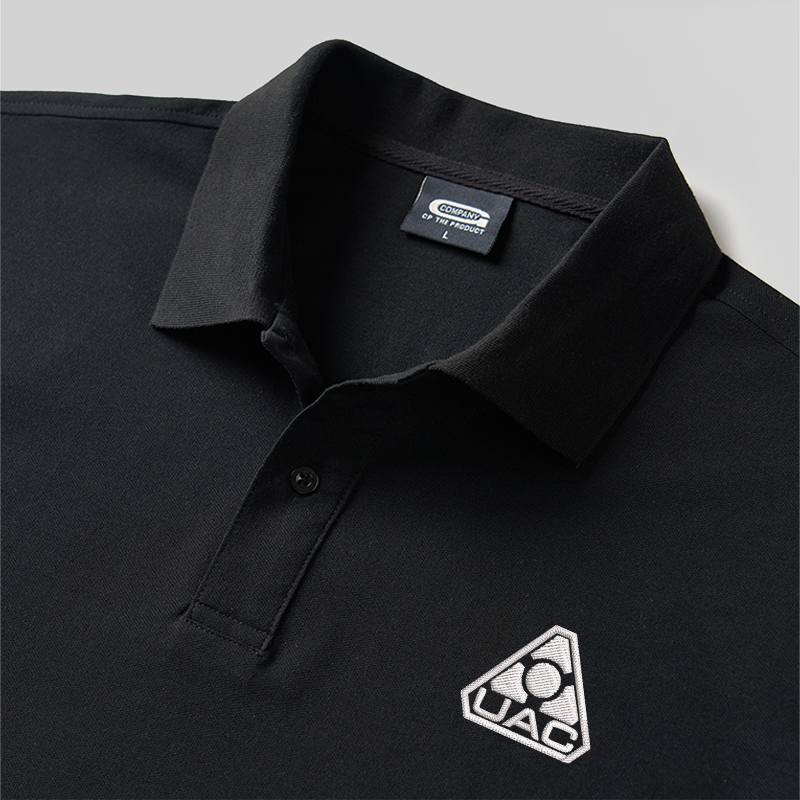 U.A.C Geek Embroidered Polo Shirts