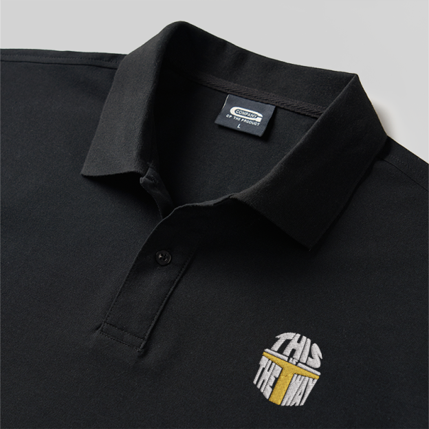 This is The Way Geek Embroidered Polo Shirts