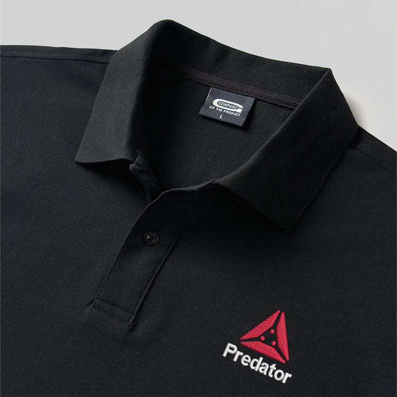 Predator Scifi Geek Embroidered Polo Shirts
