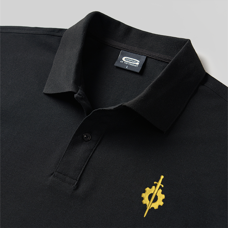 Brotherhood Outcasts Geek Embroidered Polo Shirts