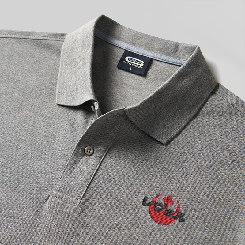 ������� Geek Embroidered Polo Shirts