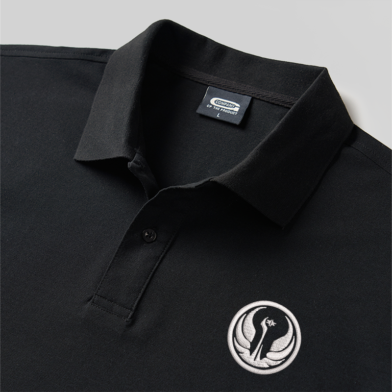 Mandalorian Honor Geek Embroidered Polo Shirts
