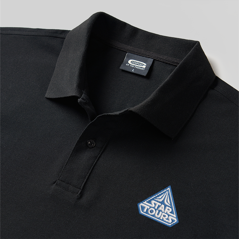 Star Tours Geek Embroidered Polo Shirts