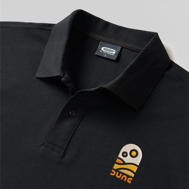 Dune Classic Geek Embroidered Polo Shirts