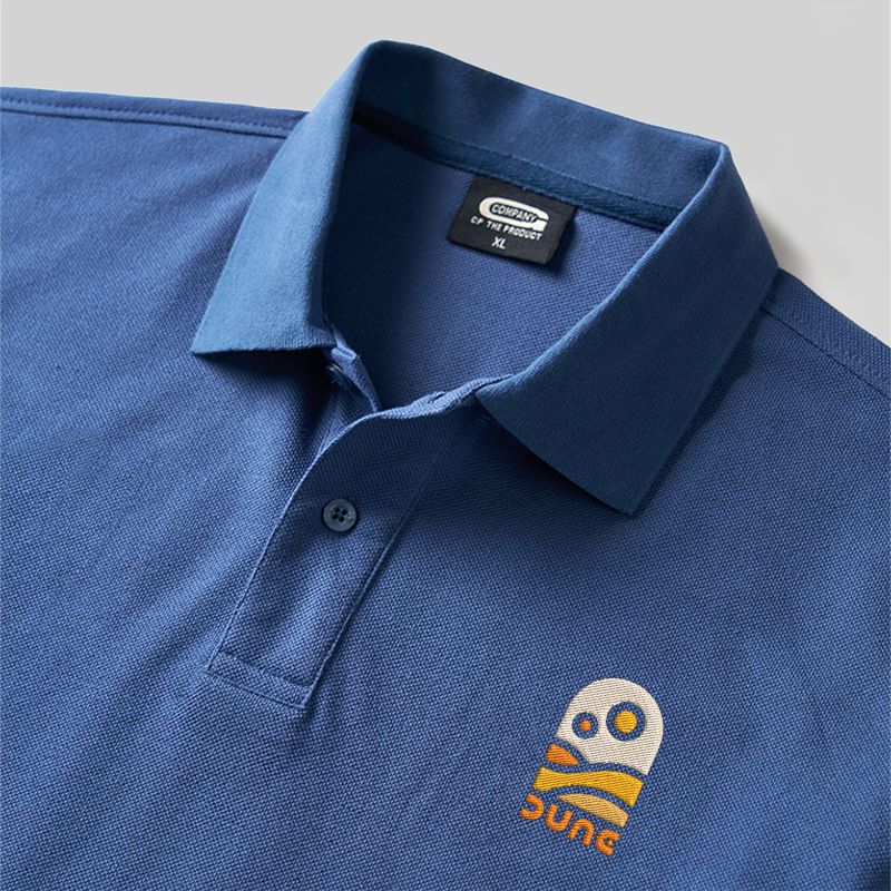 Dune Classic Geek Embroidered Polo Shirts